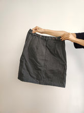 Load image into Gallery viewer, The Armani Jeans Cargo Grey Skirt | Vintage designer cotton mini midi utility skirt S