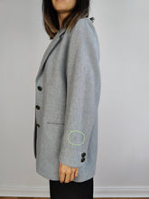 Load image into Gallery viewer, The Etienne Aigner Wool Blue Blazer | Vintage designer 100% virgin wool jacket women DE38 EU S