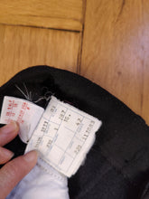 Load image into Gallery viewer, Vintage Belfe pants black thick fabric warm wool blend trouser foot strap women IT42 XS