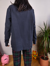 Load image into Gallery viewer, Vintage Robe di Kappa polo shirt long sleeve navy blue cotton sweater sweatshirt women unisex men L