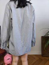 Load image into Gallery viewer, Vintage Ralph Lauren cotton shirt grey button up long sleeve business men 16 40/41