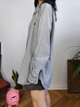 Load image into Gallery viewer, Vintage Ralph Lauren cotton shirt grey button up long sleeve business men 16 40/41