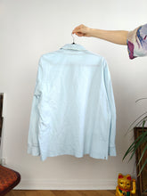 Load image into Gallery viewer, Vintage Sergio Tacchini long sleeve polo shirt blue unisex men 48 M