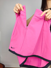 Load image into Gallery viewer, Second hand Nike tennis skirt pleated pink magenta sport mini women 38 S-M
