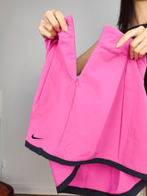 Load image into Gallery viewer, Second hand Nike tennis skirt pleated pink magenta sport mini women 38 S-M