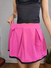 Load image into Gallery viewer, Second hand Nike tennis skirt pleated pink magenta sport mini women 38 S-M