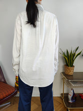 Load image into Gallery viewer, Vintage Ralph Lauren cotton shirt check checkered white button up long sleeve unisex men M 15 1/2