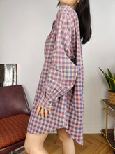 Load image into Gallery viewer, Vintage Ralph Lauren cotton shirt check checkered red blue white button up long sleeve unisex men L-XL