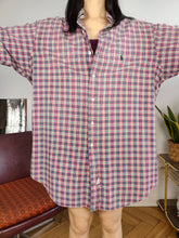 Load image into Gallery viewer, Vintage Ralph Lauren cotton shirt check checkered red blue white button up long sleeve unisex men L-XL