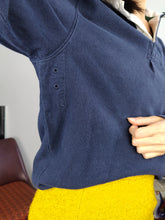 Load image into Gallery viewer, Vintage Ralph Lauren polo shirt long sleeve navy blue cotton number 2 sweater women M men S