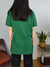 Load image into Gallery viewer, Vintage Burberry Brit polo shirt short sleeve green cotton nova check designer unisex men M-L