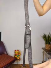 Load image into Gallery viewer, Vintage faux leather bag grey shoulder cross body small