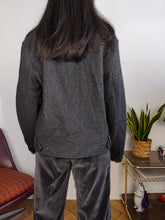 Load image into Gallery viewer, Vintage 100% wool Marc Jacobs winter jacket short coat grey women men unisex M-L