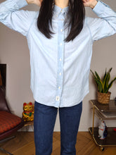Load image into Gallery viewer, Vintage CK cotton shirt S | Calvin Klein denim blue button up blouse women