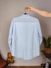 Load image into Gallery viewer, Vintage CK cotton shirt S | Calvin Klein denim blue button up blouse women