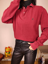 Load image into Gallery viewer, Vintage Ralph Lauren polo shirt S M | long sleeve red cotton sweater women unisex men