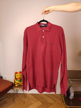 Load image into Gallery viewer, Vintage Ralph Lauren polo shirt S M | long sleeve red cotton sweater women unisex men
