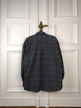 Load image into Gallery viewer, The Blue White Speckle Pattern Shirt | Vintage Youngline Seidensticker long sleeve print triangle unisex men 41/42 L-XL