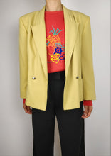 Load image into Gallery viewer, The Yellow Tango | Vintage wool blend blazer jacket M