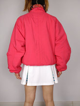 Load image into Gallery viewer, The Pink Belfe Bomber Jacket | Vintage 90s Belfe hot pink ski snow sport bomber padded coat winter M