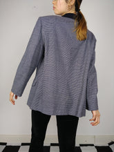 Load image into Gallery viewer, The Blue Blazer | Vintage wool blue collar blazer jacket L