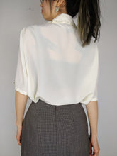 Load image into Gallery viewer, Second hand Max & Co wool brown checker pattern pencil skirt 36 S