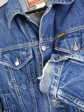 Load image into Gallery viewer, The Dark Diesel Denim | Vintage dark blue denim wash trucker jeans jacket Diesel designer women men unisex M