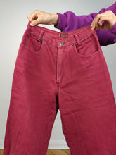 Load image into Gallery viewer, The Lee Red High Waist Mom Jeans | Vintage denim pants trousers women 28 29 S
