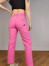 Load image into Gallery viewer, The United Colors of Benetton Pink Jeans Kids | Vintage Blue Family Jeans straight fit barbie denim pants trousers kids 12y women XXS
