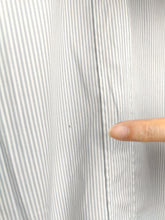 Load image into Gallery viewer, The Van Laack Grey White Stripe Shirt | Second hand cotton formal business shirt unisex men 39 M
