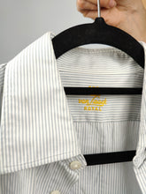 Load image into Gallery viewer, The Van Laack Grey White Stripe Shirt | Second hand cotton formal business shirt unisex men 39 M
