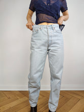 Load image into Gallery viewer, The Levi&#39;s 901 Light Blue Denim Jeans | Vintage pants high waist mom women S W30 L32
