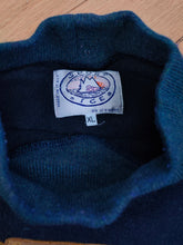 Load image into Gallery viewer, The Sport Ice Iceberg Bear Sweater | Vintage 90s wool blend rare designer Iceberg Golf Teddy pullover knitted jumper embroidery blue men unisex L
