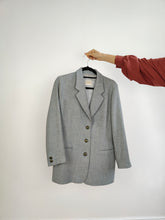 Load image into Gallery viewer, The Etienne Aigner Wool Blue Blazer | Vintage designer 100% virgin wool jacket women DE38 EU S
