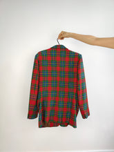 Load image into Gallery viewer, The Max Mara Wool Red Tartan Blazer | Vintage designer Weekend Max Mara plaid check checker pattern jacket DE40 EU S-M
