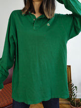 Load image into Gallery viewer, Vintage Lacoste Green Long Sleeve Polo Shirt Cotton Sweater Unisex Men 7 XL
