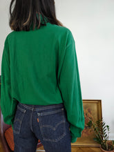 Load image into Gallery viewer, Vintage Lacoste Green Long Sleeve Polo Shirt Cotton Sweater Unisex Men 7 XL
