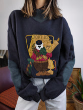 Load image into Gallery viewer, The Sport Ice Iceberg Bear Sweater | Vintage 90s wool blend rare designer Iceberg Golf Teddy pullover knitted jumper embroidery blue men unisex L
