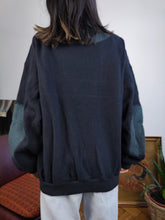 Load image into Gallery viewer, The Sport Ice Iceberg Bear Sweater | Vintage 90s wool blend rare designer Iceberg Golf Teddy pullover knitted jumper embroidery blue men unisex L
