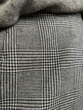 Load image into Gallery viewer, Vintage Luisa Spagnoli wool tartan checker check mini skirt grey designer made in Italy IT44
