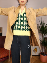 Load image into Gallery viewer, The Beige Suede | Vintage real suede leather brown waist trench coat jacket S-M
