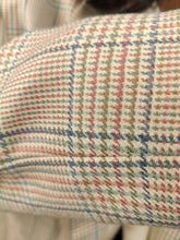 Load image into Gallery viewer, Vintage wool blend blazer beige cream checker check tartan jacket women IT48 EU M
