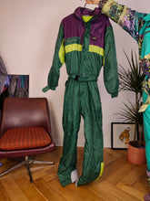 Load image into Gallery viewer, Vintage Brugi ski suit snow snowboard winter sport onesie overall jumpsuit green IT50 US M EU L
