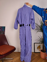 Load image into Gallery viewer, Vintage Belfe ski suit snow snowboard winter sport onesie overall jumpsuit purple lila IT50 M-L
