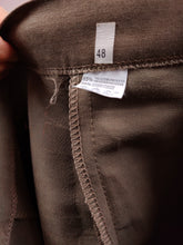 Load image into Gallery viewer, Vintage trouser pants beige brown tailored women IT48 M
