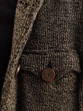 Load image into Gallery viewer, Vintage Moschino Jeans designer wool knit grey blazer winter jacket coat IT 44 S-M
