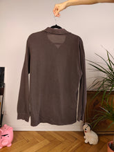 Lade das Bild in den Galerie-Viewer, Vintage Lacoste brown long sleeve polo shirt cotton sweater sweatshirt women unisex men 5 L
