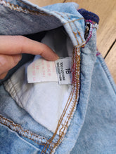 Load image into Gallery viewer, Vintage Chamber denim overall jeans blue shorts jumpsuit dungaree embroidery unisex men M
