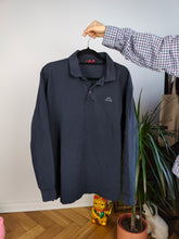 Load image into Gallery viewer, Vintage Robe di Kappa polo shirt long sleeve navy blue cotton sweater sweatshirt women unisex men L
