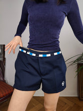Load image into Gallery viewer, The Tacchini Tennis| Vintage 90s Sergio Tacchini sport tennis shorts dark blue navy 50 M-L
